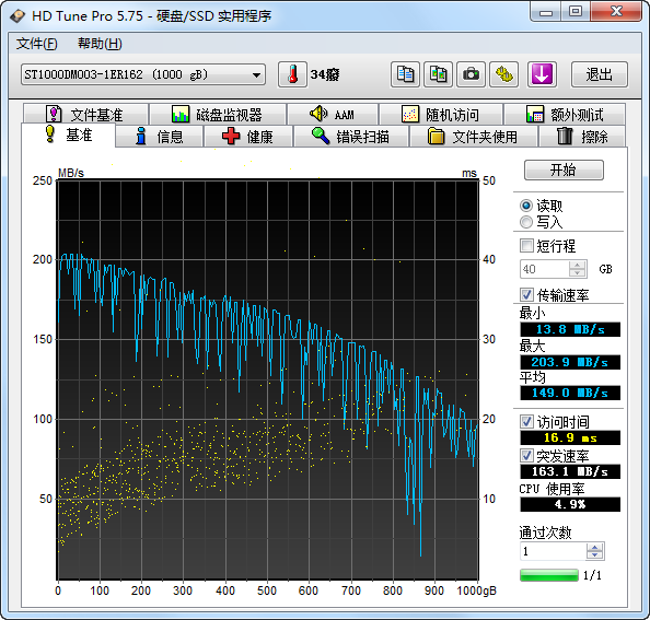 硬盘检测工具 HD Tune Pro v5.75,硬盘检测工具 HD Tune Pro v5.75 - 吾搜资源网,第1张