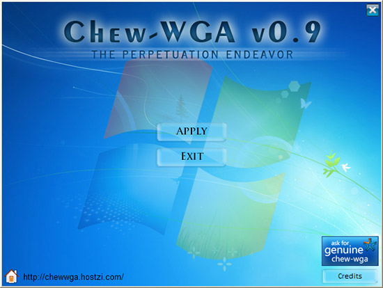 Win7激活工具 Chew-WGA v0.9,Win7激活工具 Chew-WGA v0.9 - 吾搜资源网,激活工具,Chew-WGA,第1张